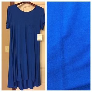 MEDIUM BRIGHT BLUE LULAROE CARLY